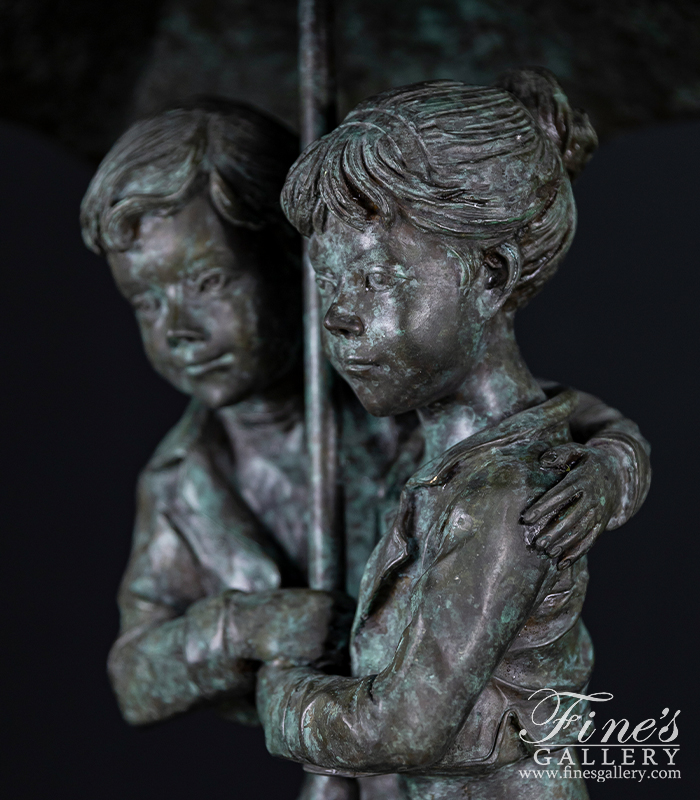 Bronze Fountains  - Bronze Fountain Children Umbrella - BF-796